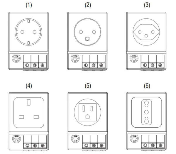 SD 035 Enclosure Receptacle Dimensions